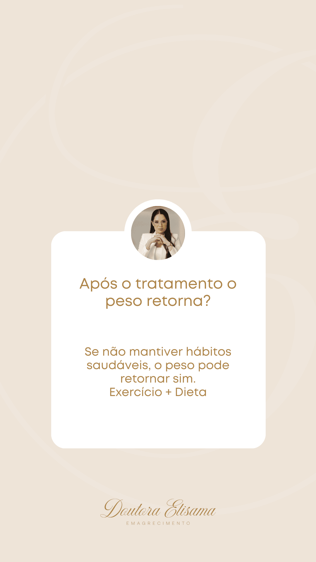 O peso retorna