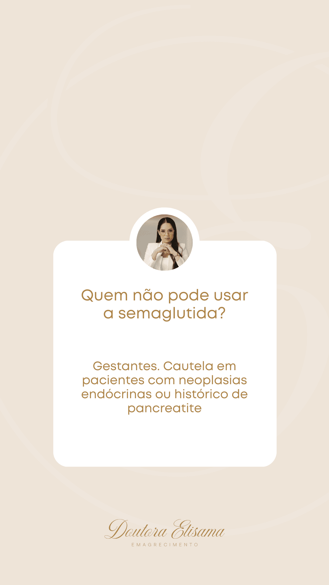 Quem não pode usar